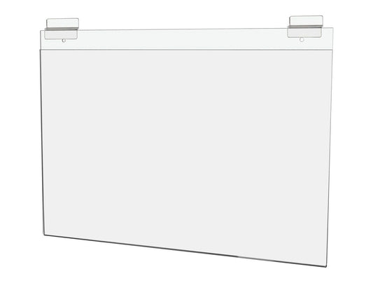 17"W x 11"H Slatwall Sign Holder Poster Display