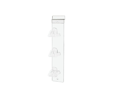 Slatwall Eyewear Holder 3 Tier Hanging Acrylic Rack