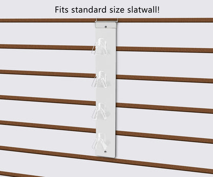 Fits standard size slatwall