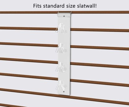 Slatwall Eyewear Holder 4 Tier Hanging Acrylic Rack