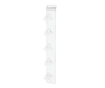 Slatwall Eyewear Holder 5 Tier Hanging Acrylic Rack