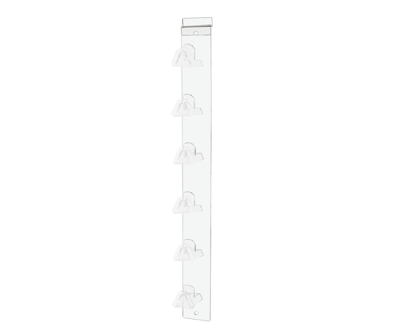 Slatwall Eyewear Holder 6 Tier Hanging Acrylic Rack