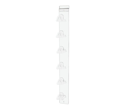 Slatwall Eyewear Holder 6 Tier Hanging Acrylic Rack