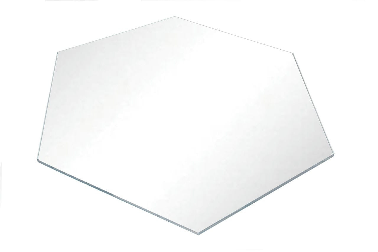 Hexagon Shaped Mirror Acrylic Pieces for Arts and Crafts