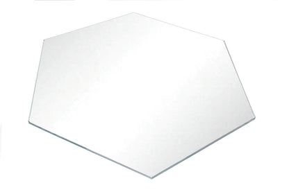 Hexagon Shaped Mirror Acrylic Pieces for Arts and Crafts