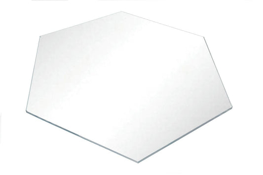 Hexagon Shaped Mirror Acrylic Pieces for Arts and Crafts