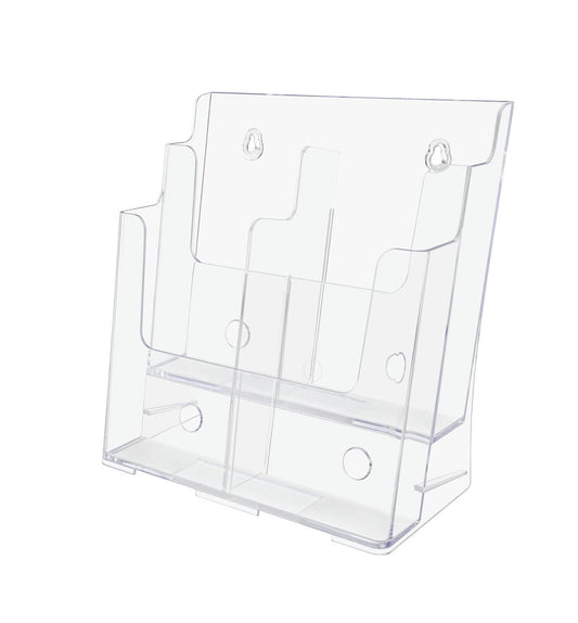 Brochure Holder for Trifolds and Magazines Wall or Countertop