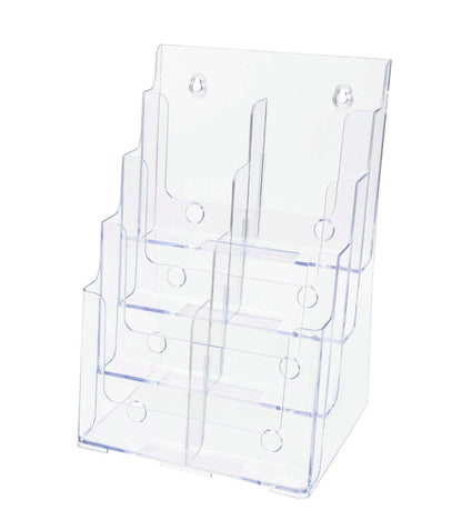 Brochure Holder for Trifolds and Magazines Countertop or Wall