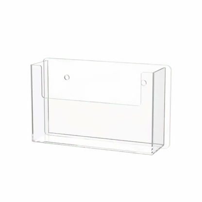 Wall Single Pocket Postcard Holder for 6"W Advertising Literature