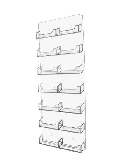 Fourteen Pocket Appointment Business Card Holder Organizer Wall Mount