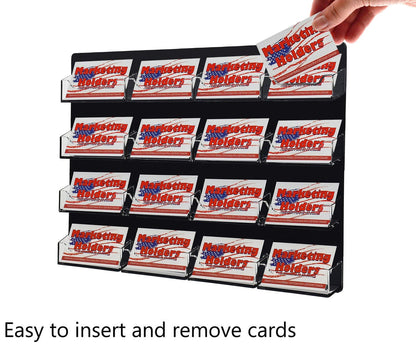 Pockets Wall Business Card Rack Holder Hanging Membership Card