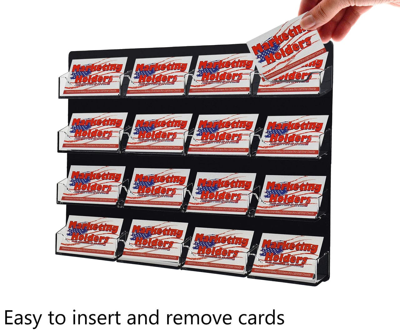 16 Pocket Hanging Business Card Holder