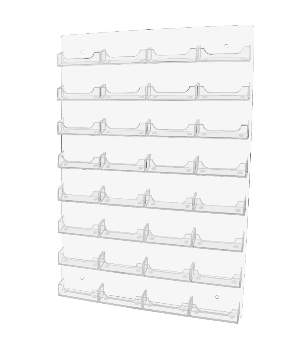 Thirty Two Pocket Wall Business Card Holder Vertical Hanging Organizer