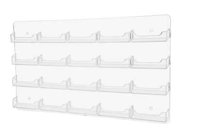 Twenty Pocket Wall Hanging Business Card Holder Organization