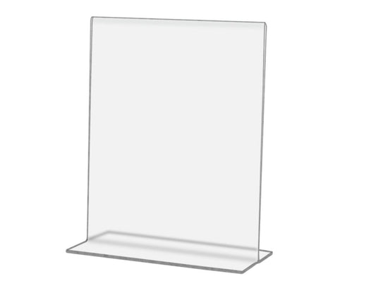 Sign Holder 4"W x 5"H Double Sided Bottom Load Table Tent