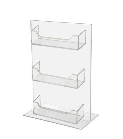 3 Pocket Appointment Card Holder with Sign Frame Display