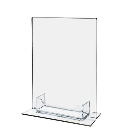 5"W x 7"H Business Office Sign Stand with Appointment Card Holder