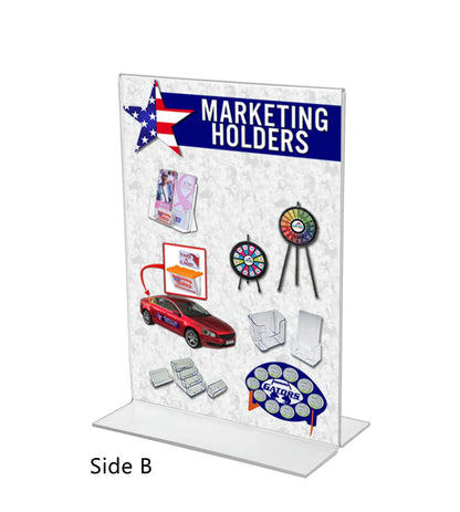 Back Side of Bottom Load Five by Seven Sign Frame