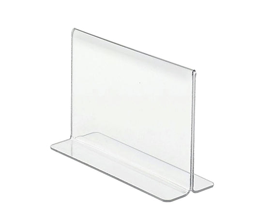 Sign Holder 6"W x 4"H Double Sided Bottom Load Table Tent