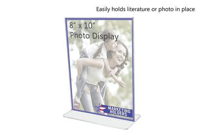 Easily holds literature or photo in place