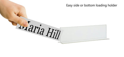 Easy side or bottom loading holder