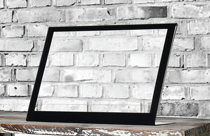 Graphic Media Flyer Display Sign Holder with Black Border