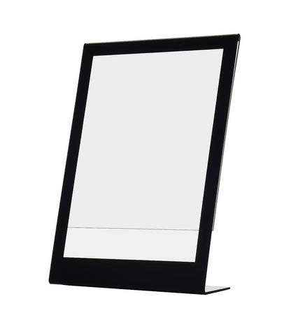 Eight and A Half Inch Wide Sign Holder with Black Border Ad Display Frame