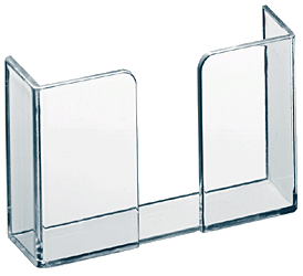 4"W x 2.75"H X 1"D Pocket Attachment Clear Acrylic