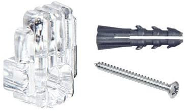 Acrylic Mirror Clips 4 Pack Hanging Hardware Accessories