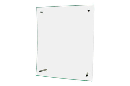 Eight and a half inch wide by Eleven Inch High Curved Green Edged Sign Holder Made for Vertical or Horizontal Picture Displays