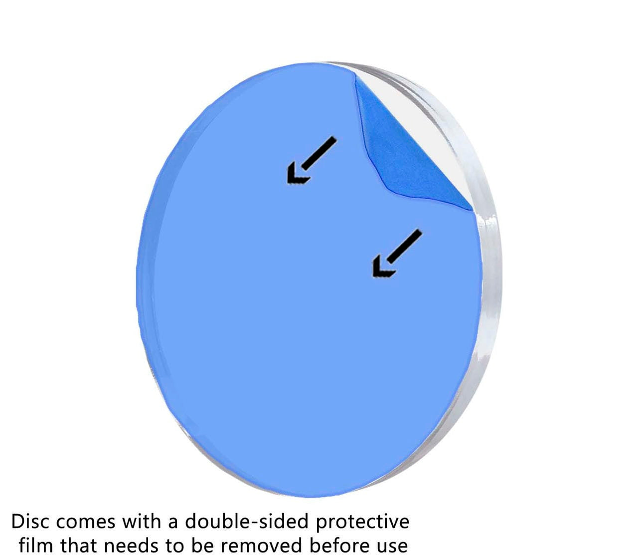 Blank Discs 3" Clear Acrylic Circle Craft Supplies .220" Thick 10 Pack