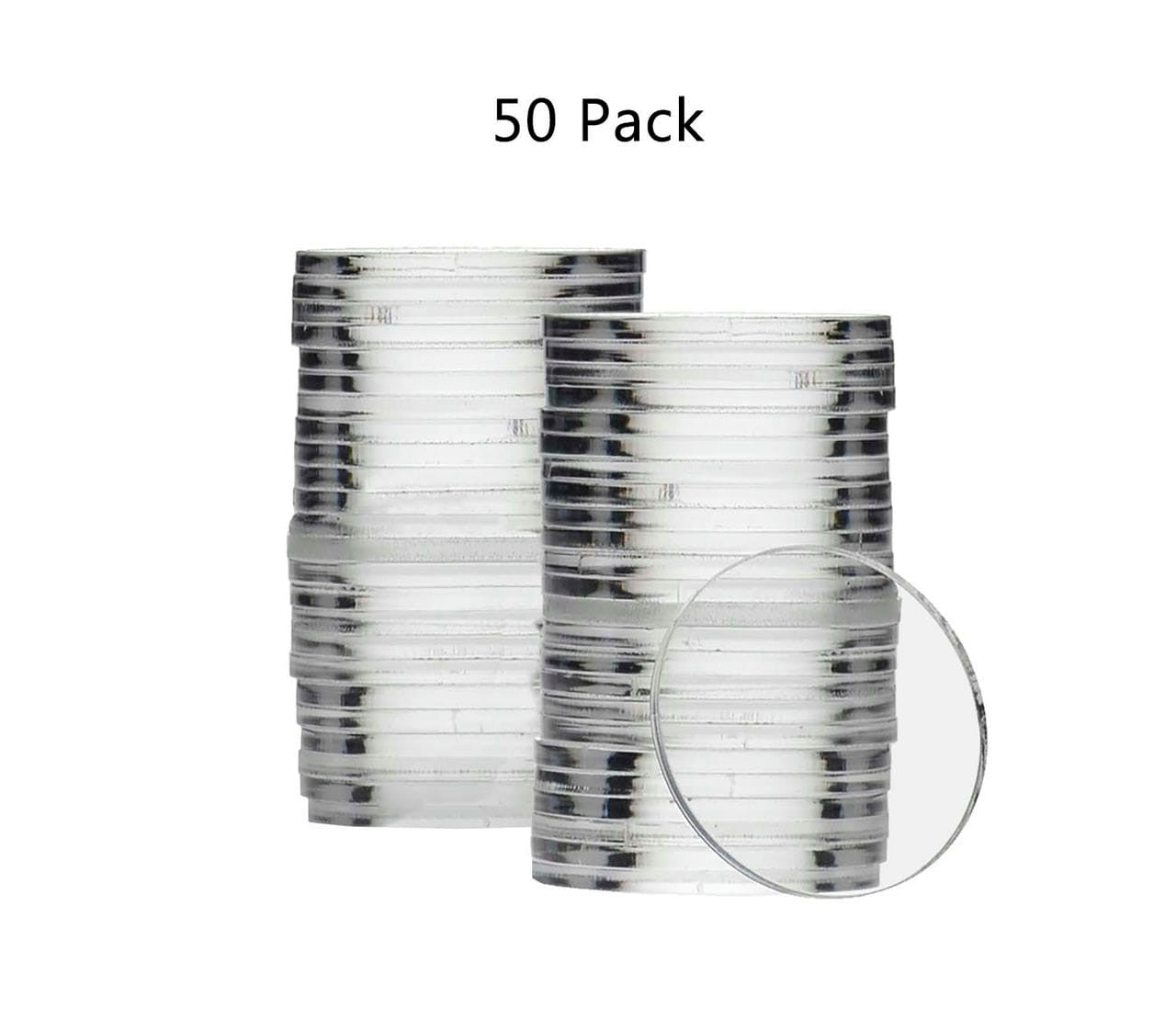 Blank Discs 1.5" Clear Acrylic Circle Craft Supplies .080" Thick