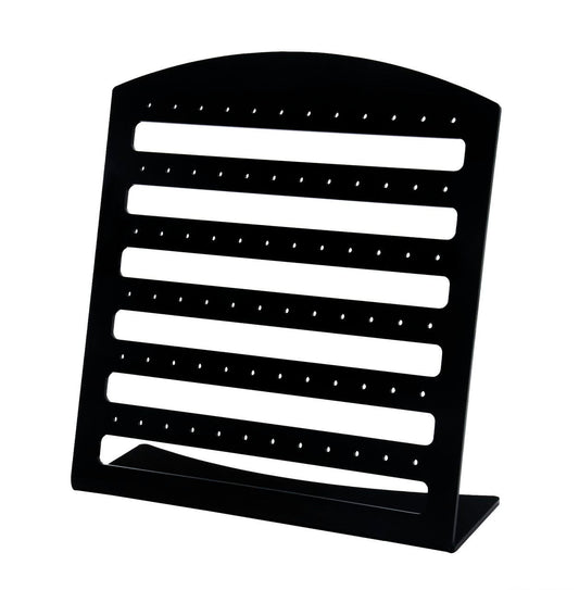 Seven Inch High Earring Jewelry Display Showcase Display Stand Black Thirty Six Pair