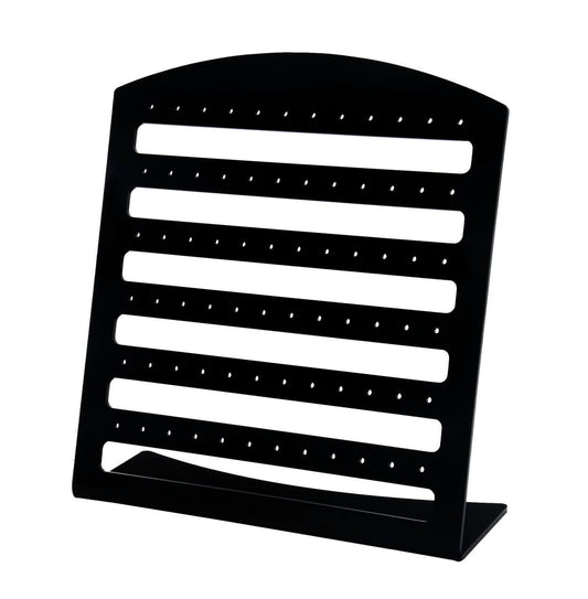 7"H Dangle Earring Display Showcase Acrylic Stand Black 36 Pair