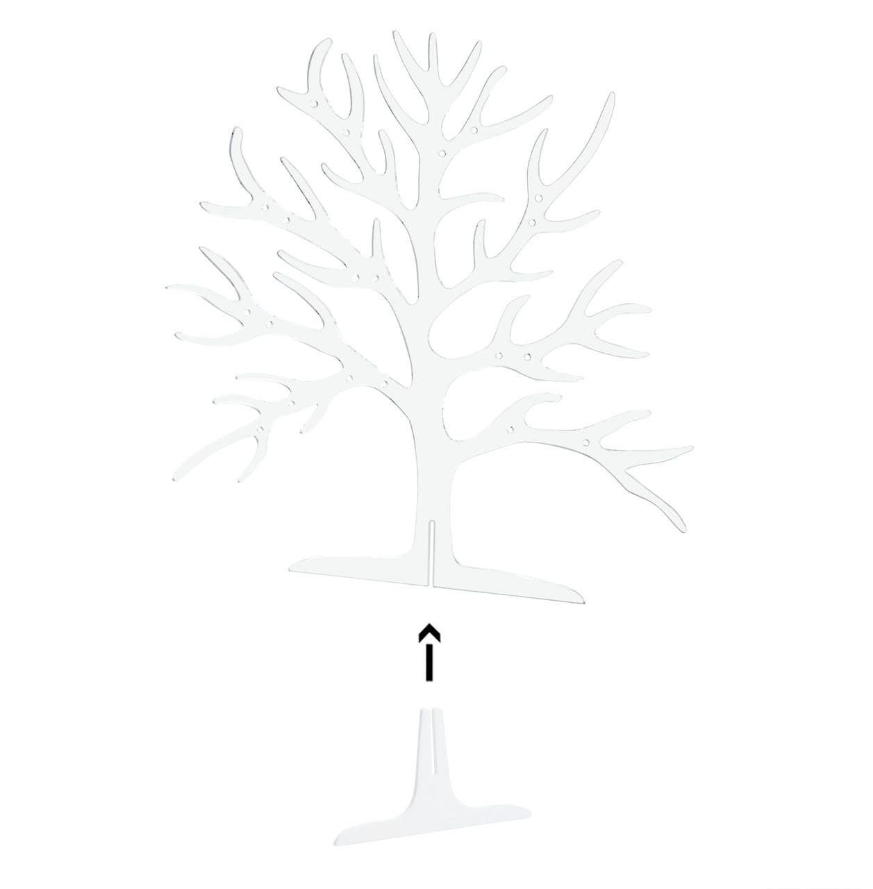 11"H Tree Shaped Earring Jewelry Counter Display Stand 10 Pairs