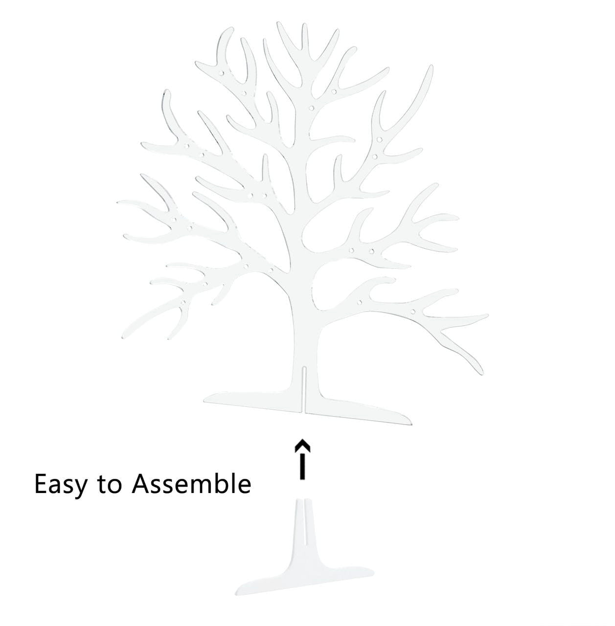 Eleven Inch High Tree Shaped Earring Jewelry Counter Display Stand Ten Pairs Easy To Put together