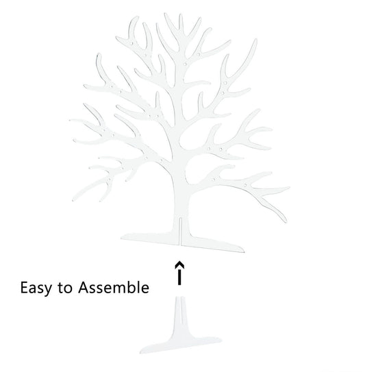 Eleven Inch High Tree Shaped Earring Jewelry Counter Display Stand Ten Pairs Easy To Put together
