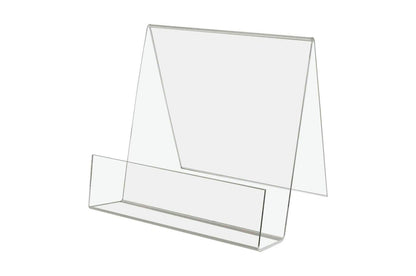 Clear Acrylic Easel 7" x 7" Countertop J Stand
