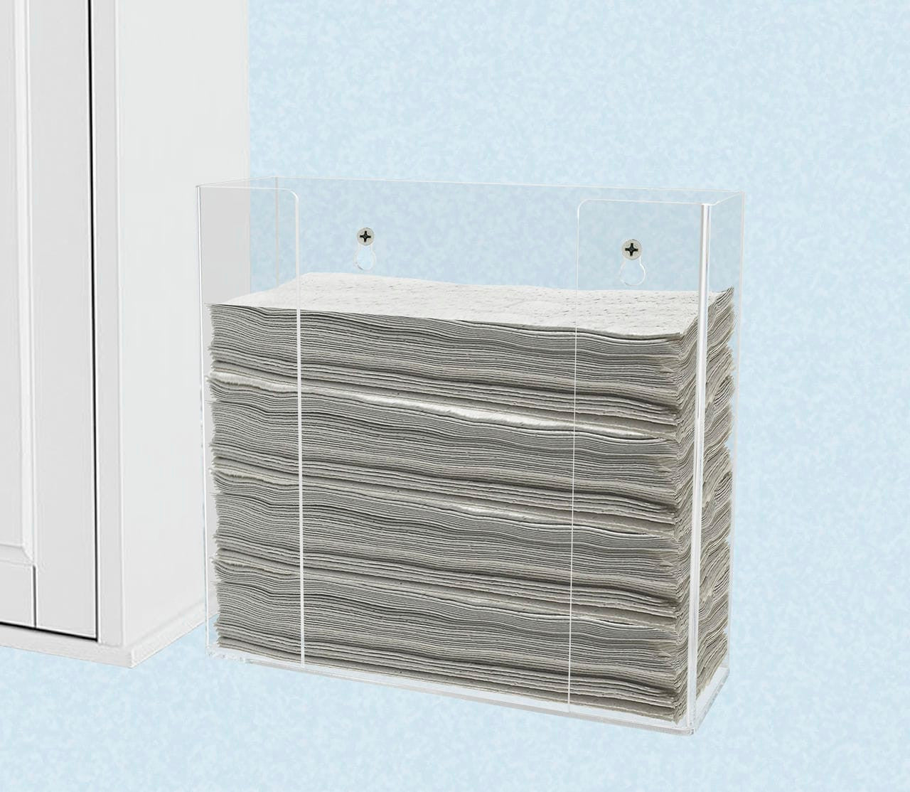 Medical Glove Box Dispenser Double Capacity Storage Bin