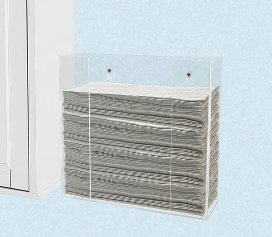 Medical Glove Box Dispenser Double Capacity Storage Bin