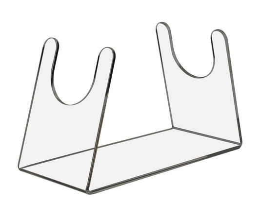 Clear acrylic horn stand Eleven inches wide