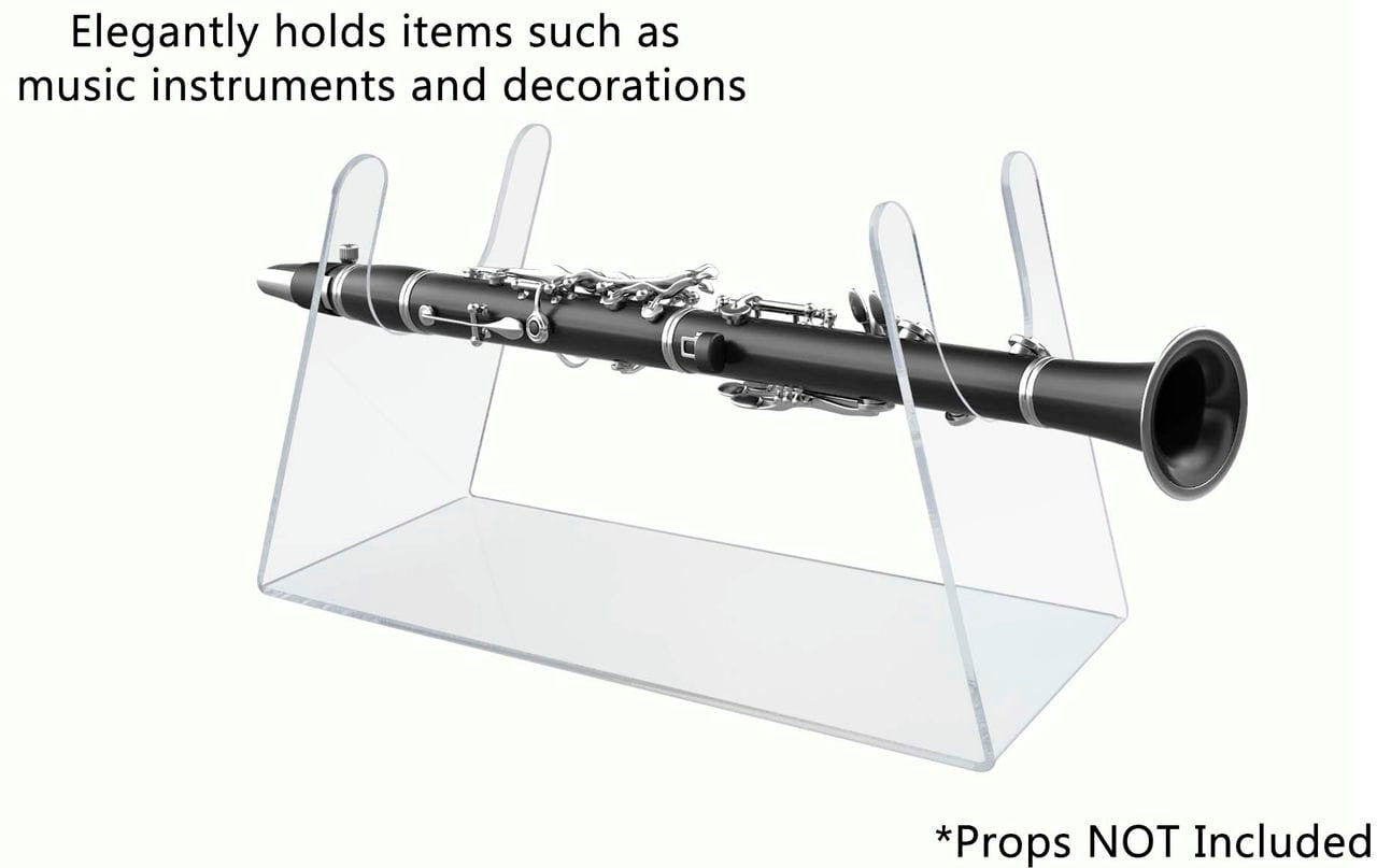 Elegantly holds items such as music instruments and decorations