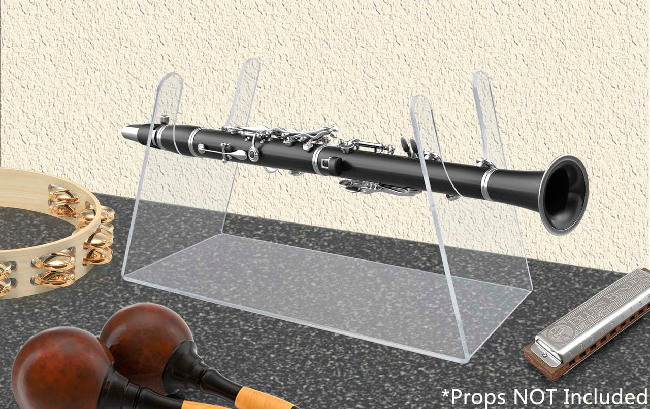 Elegantly holds items such as music instruments and decorations