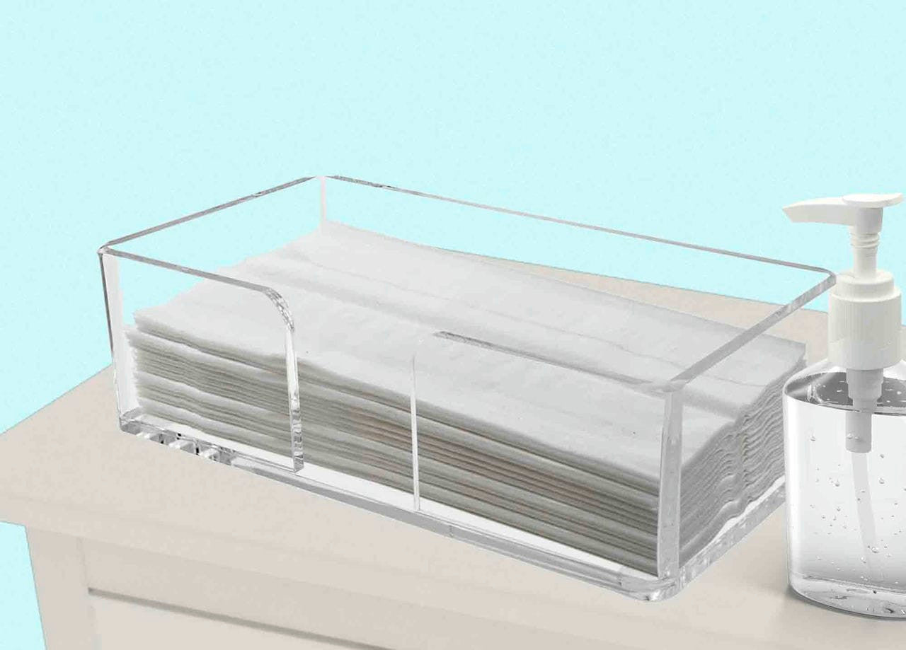 9"W Paper Hand Towel Holder Bathroom Kitchen Accessories