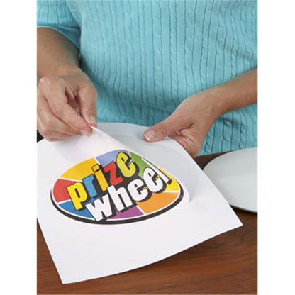 Center Plate and Labels for Prize Wheel Various Sizes