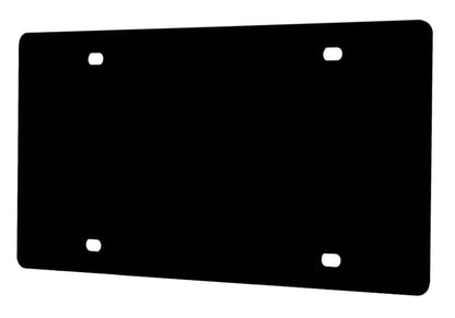 Blank License Plate Cover Laser Cut Acrylic with 4 Holes