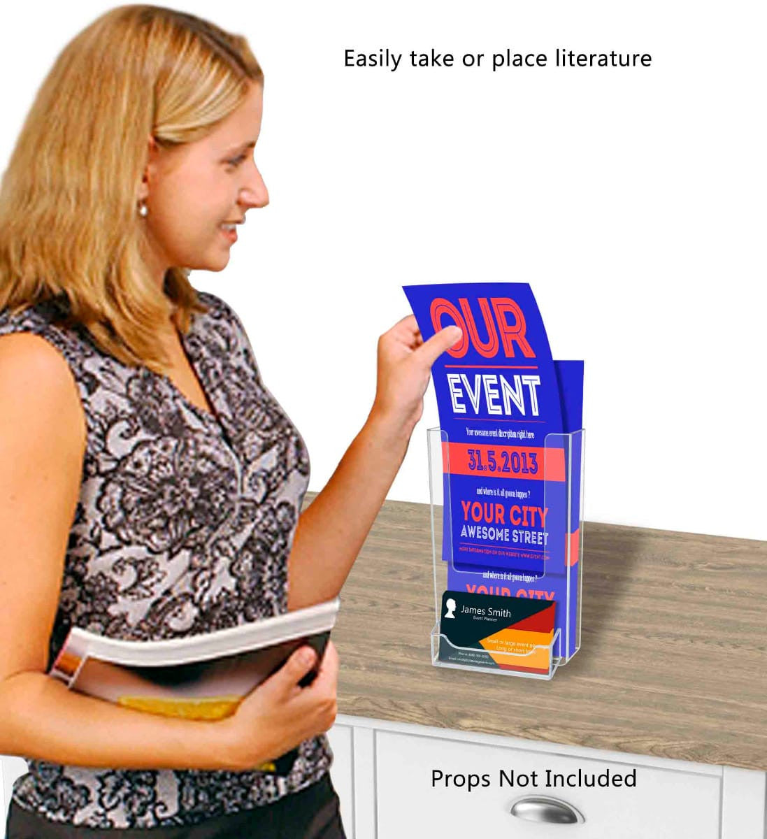 Easily take or place literature