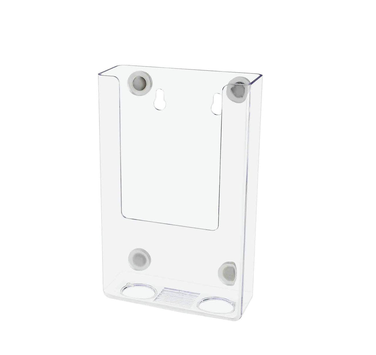 Magnetic literature holder empty