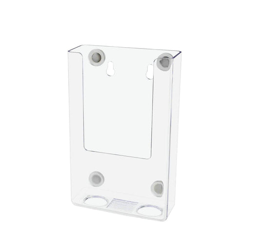 Magnetic literature holder empty