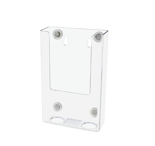 3.5"W Magnetic Slim Trifold Brochure Holder Metal Mount Display